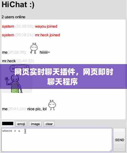 网页实时聊天插件,网页即时聊天程序