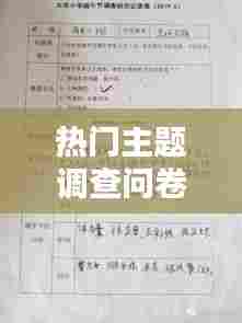 热门主题调查问卷，主题问卷调查表 