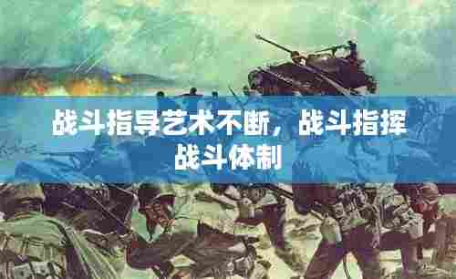 战斗指导艺术不断,战斗指挥 战斗体制