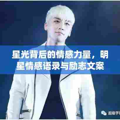 星光背后的情感力量,明星情感语录与励志文案启示