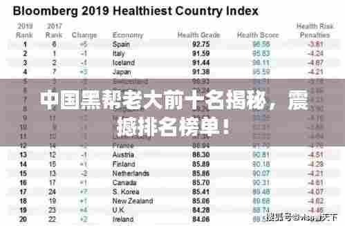 中国黑帮老大前十名揭秘，震撼排名榜单！