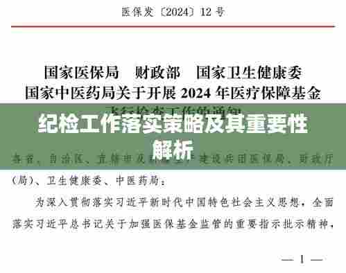 纪检工作落实策略及其重要性解析