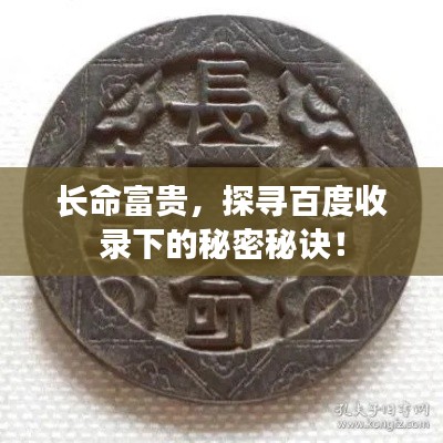 长命富贵,探寻百度收录下的秘密秘诀!