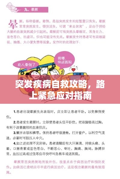 突发疾病自救攻略,路上紧急应对指南