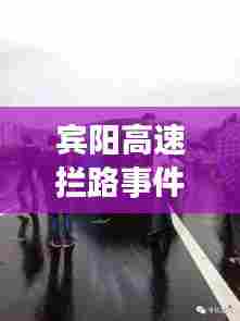 宾阳高速拦路事件最新进展,视频曝光引发关注