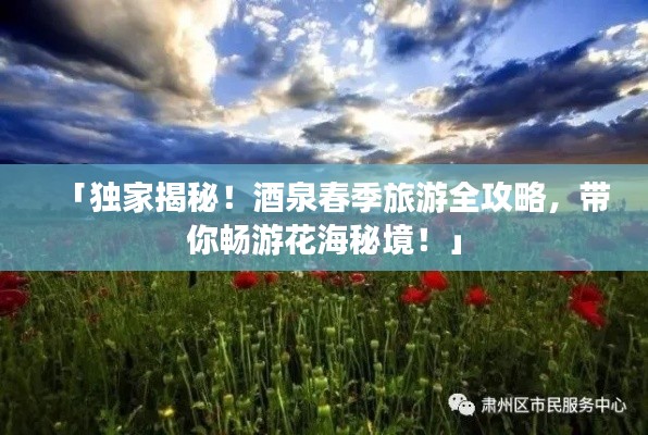 「独家揭秘!酒泉春季旅游全攻略,带你畅游花海秘境!」