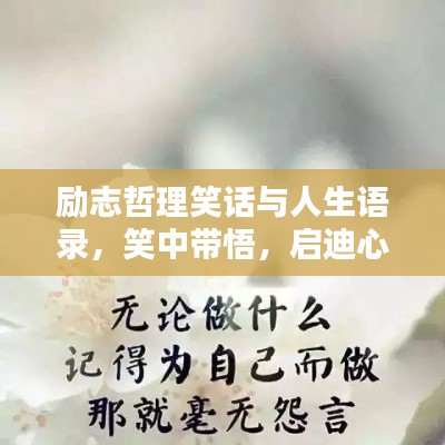 励志哲理笑话与人生语录,笑中带悟,启迪心灵