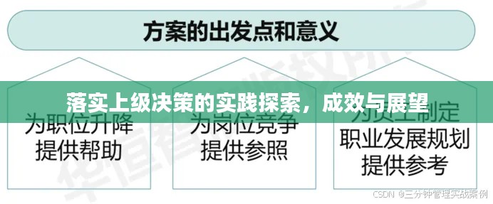 落实上级决策的实践探索,成效与展望