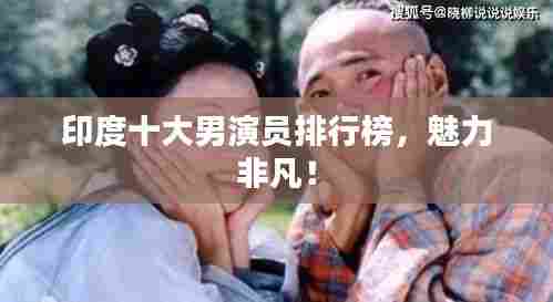 印度十大男演员排行榜,魅力非凡!