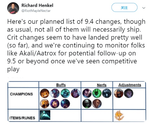 lol新版本改动,数据设计支持计划 MR_v10.343